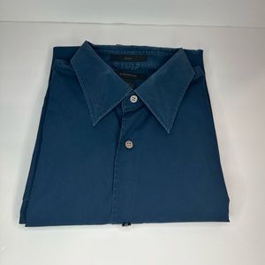 EXPRESS Stretch Cotton Button Down Long Sleeve